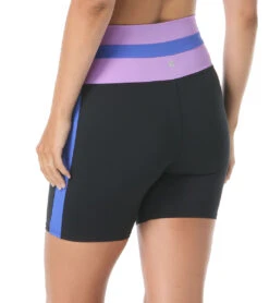 Beach House Women's Color Block Jersey Paloma Beach Imagine High Waist Swim Short 21 Beach House Women's Color Block Jersey Paloma Beach Imagine High Waist Swim Short -Swimming Equipment Shop 8683643732136 black 2a
