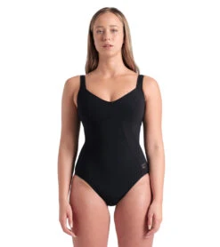 Arena Women's Vertigo Shapewear Wing Back One Piece Swimsuit 16 Arena Women's Vertigo Shapewear Wing Back One Piece Swimsuit -Swimming Equipment Shop 8713148694696 black
