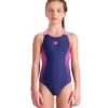 Arena Girls' Print Openings V Back One Piece Swimsuit (Little Kid, Big Kid) 2 Arena Girls' Print Openings V Back One Piece Swimsuit (Little Kid, Big Kid) -Swimming Equipment Shop 8713315975336 navyshockingpink 1a