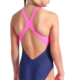 Arena Girls' Print Openings V Back One Piece Swimsuit (Little Kid, Big Kid) 21 Arena Girls' Print Openings V Back One Piece Swimsuit (Little Kid, Big Kid) -Swimming Equipment Shop 8713315975336 navyshockingpink 5a