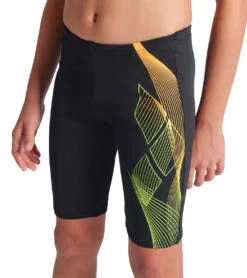 Arena Boys' Sea Water Jammer Swimsuit (Little Kid, Big Kid) -Swimming Equipment Shop 8713316040872 black 4a