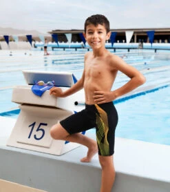 Arena Boys' Sea Water Jammer Swimsuit (Little Kid, Big Kid) -Swimming Equipment Shop 8713316040872 black 6a