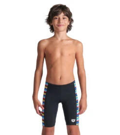 Arena Boys' Racing Stripe Jammer Swimsuit (Little Kid, Big Kid) 30 Arena Boys' Racing Stripe Jammer Swimsuit (Little Kid, Big Kid) -Swimming Equipment Shop 8713316073640 blackblackmulti