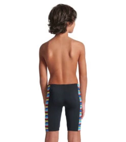 Arena Boys' Racing Stripe Jammer Swimsuit (Little Kid, Big Kid) 25 Arena Boys' Racing Stripe Jammer Swimsuit (Little Kid, Big Kid) -Swimming Equipment Shop 8713316073640 blackblackmulti 2a
