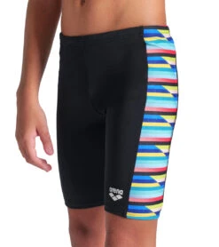 Arena Boys' Racing Stripe Jammer Swimsuit (Little Kid, Big Kid) 27 Arena Boys' Racing Stripe Jammer Swimsuit (Little Kid, Big Kid) -Swimming Equipment Shop 8713316073640 blackblackmulti 4a