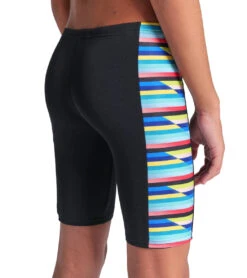 Arena Boys' Racing Stripe Jammer Swimsuit (Little Kid, Big Kid) 28 Arena Boys' Racing Stripe Jammer Swimsuit (Little Kid, Big Kid) -Swimming Equipment Shop 8713316073640 blackblackmulti 5a