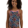 Dolfin Uglies Girls' Flutter By Print One Piece Swimsuit (Big Kid) 1 Dolfin Uglies Girls' Flutter By Print One Piece Swimsuit (Big Kid) -Swimming Equipment Shop 8713445048488 flutterby