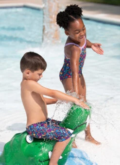 Dolfin Boys' Little Fish Print Swim Trunks (Toddler, Little Kid) -Swimming Equipment Shop 8713452093608 littlefish 5a