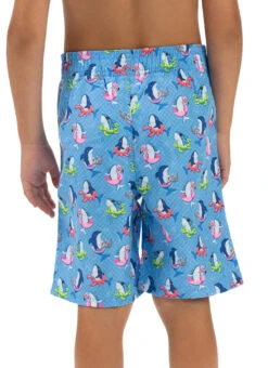 Dolfin Boys' Fin Floats Print Swim Trunks (Toddler, Little Kid) -Swimming Equipment Shop 8713452159144 finfloats 2a