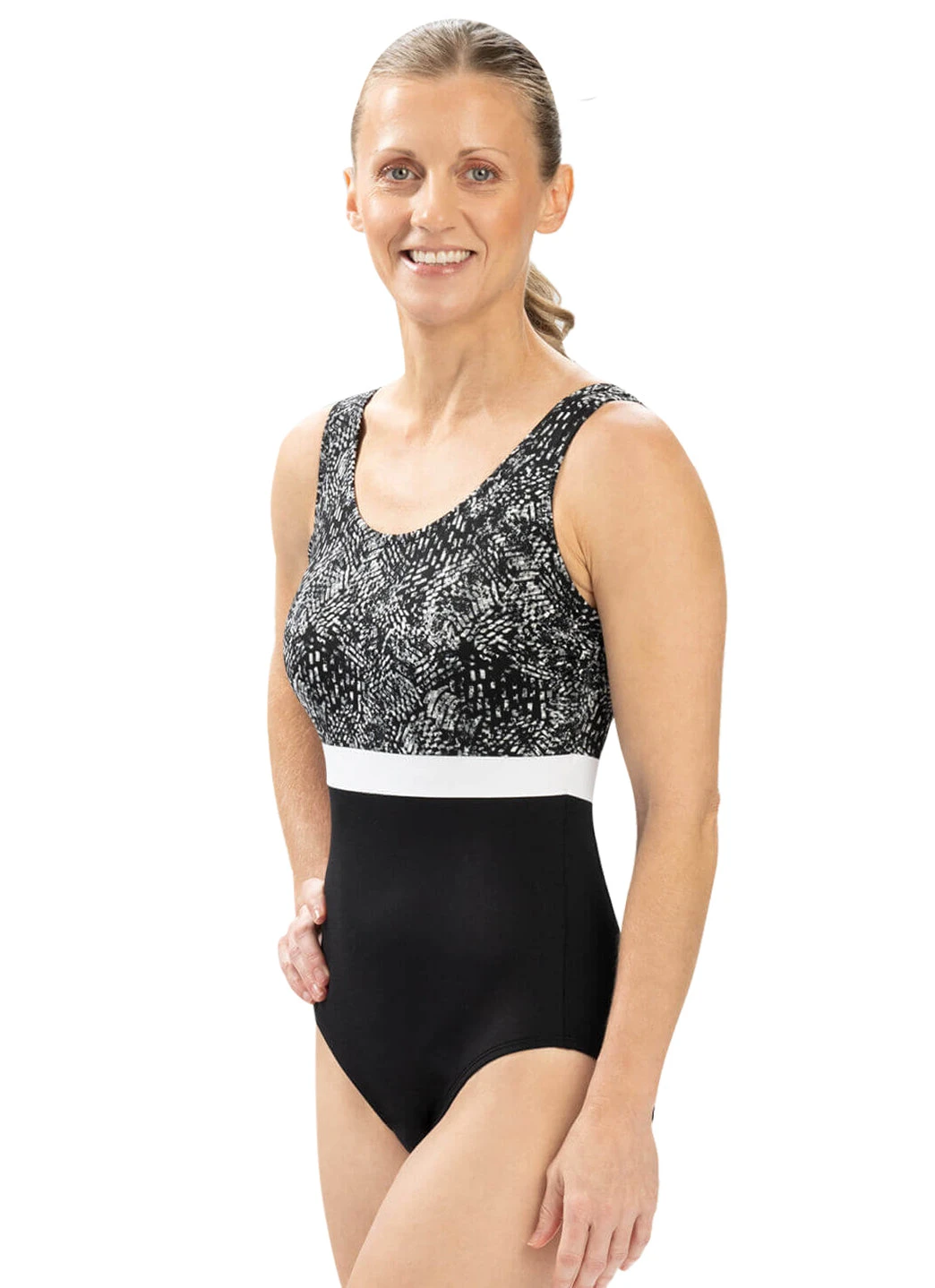 Dolfin Women's Aquashape Print Moderate Scoop Back One Piece Swimsuit 5 Dolfin Women's Aquashape Print Moderate Scoop Back One Piece Swimsuit - Image 3