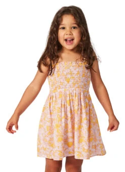 Rip Curl Girls' Rainbow Tide Woven Dress (Toddler, Little Kid) -Swimming Equipment Shop 8721725128872 2t