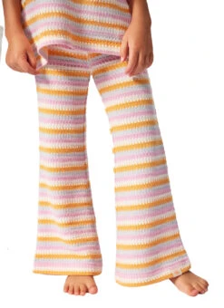 Rip Curl Girls' Rainbow Tide Stripe Pant (Toddler, Little Kid) -Swimming Equipment Shop 8721725194408 multico 1a