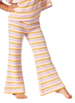 Rip Curl Girls' Rainbow Tide Stripe Pant (Toddler, Little Kid) -Swimming Equipment Shop 8721725194408 multico 2a