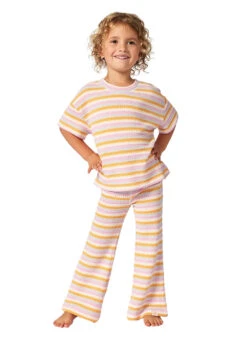 Rip Curl Girls' Rainbow Tide Stripe Pant (Toddler, Little Kid) -Swimming Equipment Shop 8721725194408 multico 4a