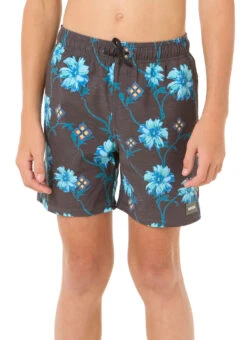 Rip Curl Boys' Surf Revival Floral Volley Shorts (Big Kid) -Swimming Equipment Shop 8721725358248 2t