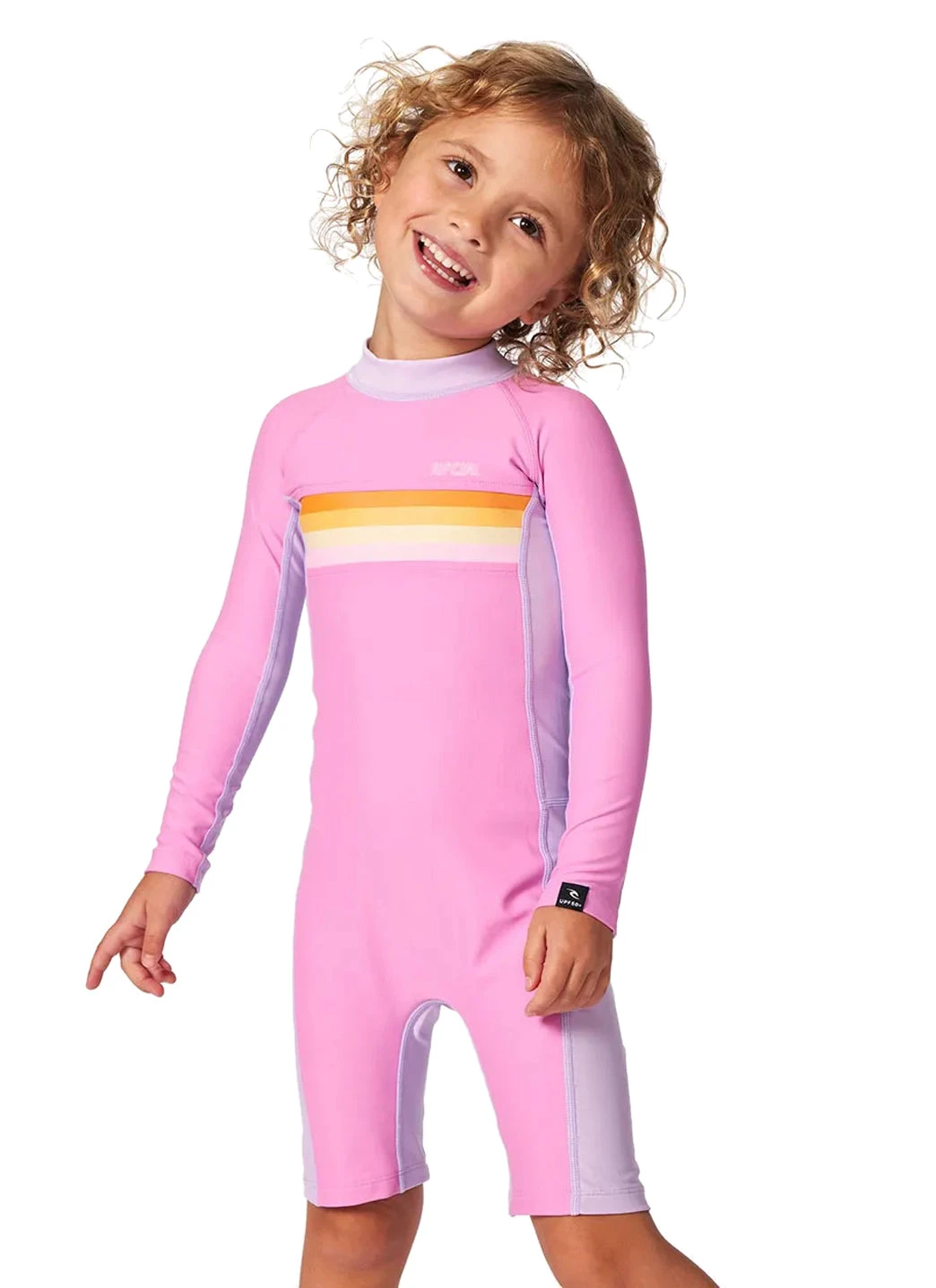 Rip Curl Girls' Rainbow Tide UPF 50+ Long Sleeve Springsuit (Toddler, Little Kid) 5 Rip Curl Girls' Rainbow Tide UPF 50+ Long Sleeve Springsuit (Toddler, Little Kid) - Image 3