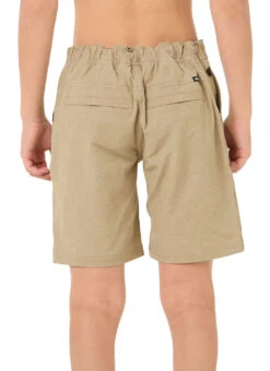 Rip Curl Boys' Boardwalk Phase Hybrid Walk Shorts (Big Kid) -Swimming Equipment Shop 8721732665512 khaki 3a