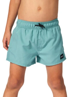 Rip Curl Boys' Offset Volley Shorts (Toddler, Little Kid) -Swimming Equipment Shop 8721733091496 bluelagoon 1a