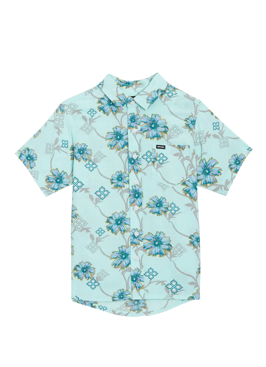 Rip Curl Boys' Surf Revival Short Sleeve Button Down Shirt (Big Kid) 5 Rip Curl Boys' Surf Revival Short Sleeve Button Down Shirt (Big Kid) - Image 3