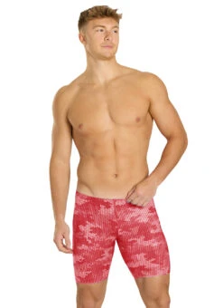 Sporti HydroLast Digi Camo Jammer Swimsuit (22-40) 34 Sporti HydroLast Digi Camo Jammer Swimsuit (22-40) -Swimming Equipment Shop 8726591799464 red 1a