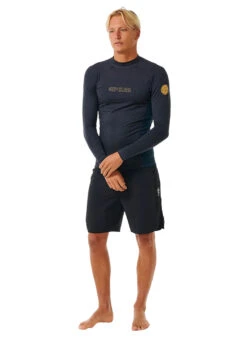 Rip Curl Men's Dawn Patrol UPF Long Sleeve Rash Guard 22 Rip Curl Men's Dawn Patrol UPF Long Sleeve Rash Guard -Swimming Equipment Shop 8758797336744 navymarle 4a