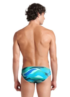 Arena Men's Green Water Brief Swimsuit -Swimming Equipment Shop 8768285507752 greenwater 2a