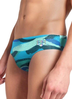 Arena Men's Green Water Brief Swimsuit -Swimming Equipment Shop 8768285507752 greenwater 4a