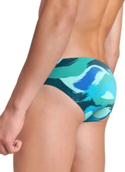 Arena Men's Green Water Brief Swimsuit -Swimming Equipment Shop 8768285507752 greenwater 5a