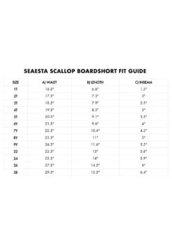 Seaesta Surf Boys' Print Scallop Retro Flare Board Shorts (Toddler, Little Kid, Big Kid) 17 Seaesta Surf Boys' Print Scallop Retro Flare Board Shorts (Toddler, Little Kid, Big Kid) -Swimming Equipment Shop 8772683104424 pink 6a