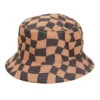 Seaesta Surf Kids' Wavy Checks Bucket Hat -Swimming Equipment Shop 8772683333800 brown