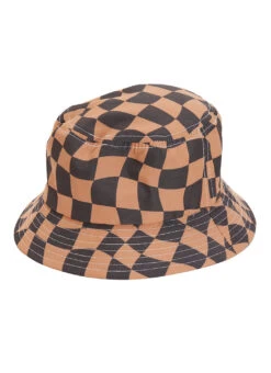Seaesta Surf Kids' Wavy Checks Bucket Hat 11 Seaesta Surf Kids' Wavy Checks Bucket Hat -Swimming Equipment Shop 8772683333800 brown 3a