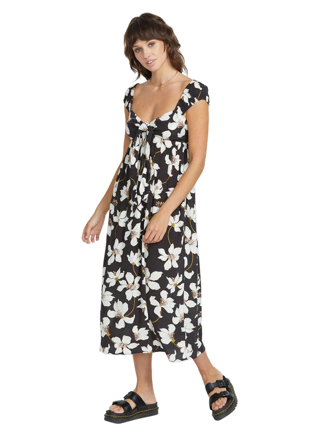 Volcom Women's Print Shore Shackin Maxi Dress 6 Volcom Women's Print Shore Shackin Maxi Dress - Image 4
