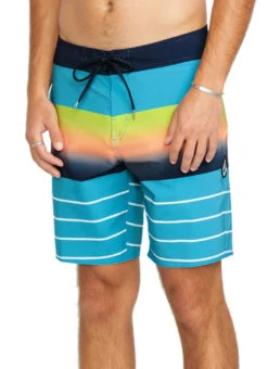 Volcom Men's Quarta Fade Mod-Tech 19" Board Shorts -Swimming Equipment Shop 8819807027368 bayblue 2a