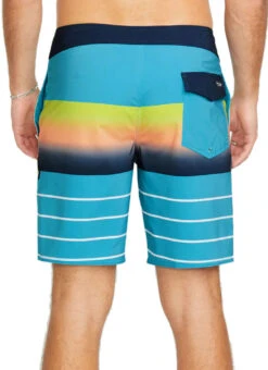 Volcom Men's Quarta Fade Mod-Tech 19" Board Shorts -Swimming Equipment Shop 8819807027368 bayblue 3a