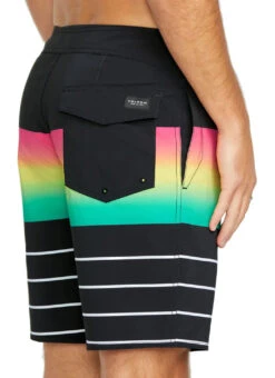 Volcom Men's Quarta Fade Mod-Tech 19" Board Shorts -Swimming Equipment Shop 8819807027368 newblack 4a