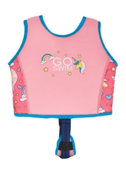 Konfidence Go Swim By Konfidence Fixed Buoyancy Swim Vest (Toddler, Little Kid) -Swimming Equipment Shop 8836425416872 magicalunicornspink 3a
