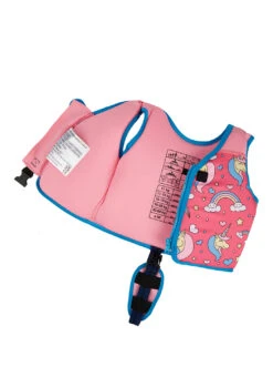 Konfidence Go Swim By Konfidence Fixed Buoyancy Swim Vest (Toddler, Little Kid) -Swimming Equipment Shop 8836425416872 magicalunicornspink 4a