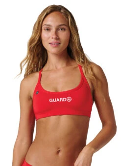 Watermen Women's Guard Rescue Classic Bikini Top