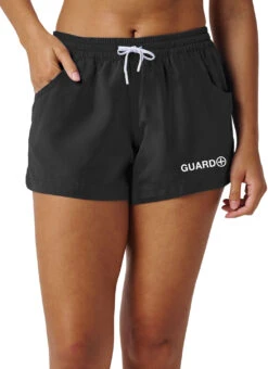 Watermen Women's Guard Super Girl Short -Swimming Equipment Shop 8852114997416 black 1a