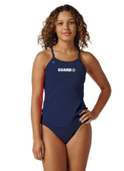 Watermen Women's Guard Original Tankini Swimsuit Top 24 Watermen Women's Guard Original Tankini Swimsuit Top -Swimming Equipment Shop 8852115062952 navy