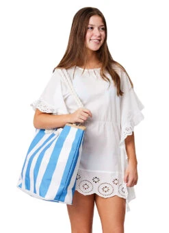 Snapper Rock Stripe Beach Bag -Swimming Equipment Shop 8857716588712 2t