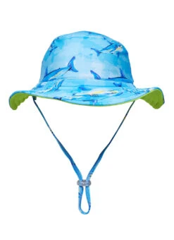 Snapper Rock Kids' Jawsome Waves Reversible Bucket Hat
