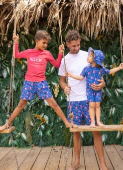 Snapper Rock Kids' Sailboat Rock Reversible Bucket Hat -Swimming Equipment Shop 8857717014696 navy 2a