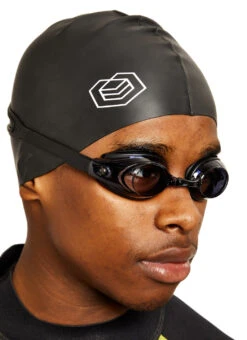 SOUL CAP Kids' Hajos Dark Goggle -Swimming Equipment Shop 8872115142824 black 5a