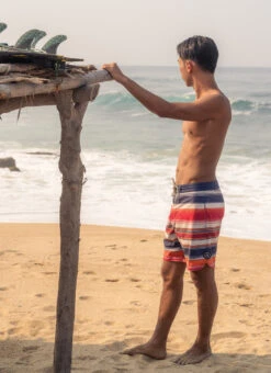 Eidon Men's 18" Dusk Boardshorts -Swimming Equipment Shop 8877423755432 red 10a