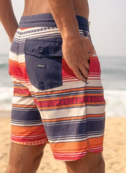 Eidon Men's 18" Dusk Boardshorts -Swimming Equipment Shop 8877423755432 red 9a