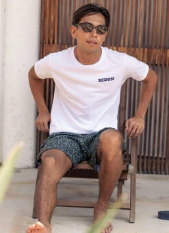 Eidon Men's 17"Tiny Sea Volley Swim Trunks -Swimming Equipment Shop 8877424017576 black 10a