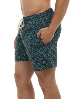 Eidon Men's 17"Tiny Sea Volley Swim Trunks -Swimming Equipment Shop 8877424017576 black 6a