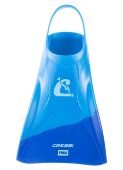 Cressi Pura Silicone Snorkeling And Swimming Fins -Swimming Equipment Shop 8901294784680 blue 2a