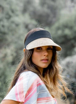 Peter Grimm Women's Bayshore Adjustable Visor -Swimming Equipment Shop 8902991413416 natural 5a